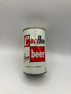Nice 12oz * CEE BEE * Brand BO'd SS Pull Tab Beer Can Colonial Brewing N.J.