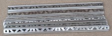 Lot of 32 AC Gilbert Erector Set "C" 10 Inch Cad Plated Steel Girders, Straight