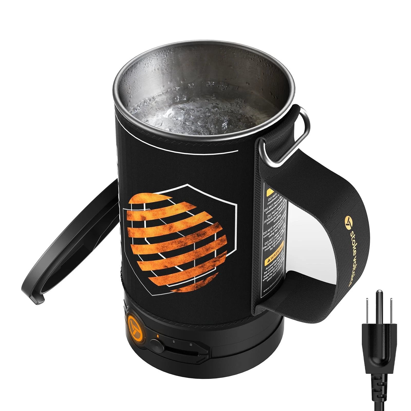 Electric Kettle, 120V Portable Water Boiler for Coffee & Tea, 304 Stainless S...