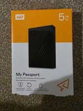 WD 5TB My Passport portable external storage, external hard drive, USB 3.0