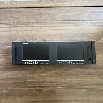 Marshall Electronics V-MD72-HDSDIX2 Dual High ResolutionLCD Monitor System 7''