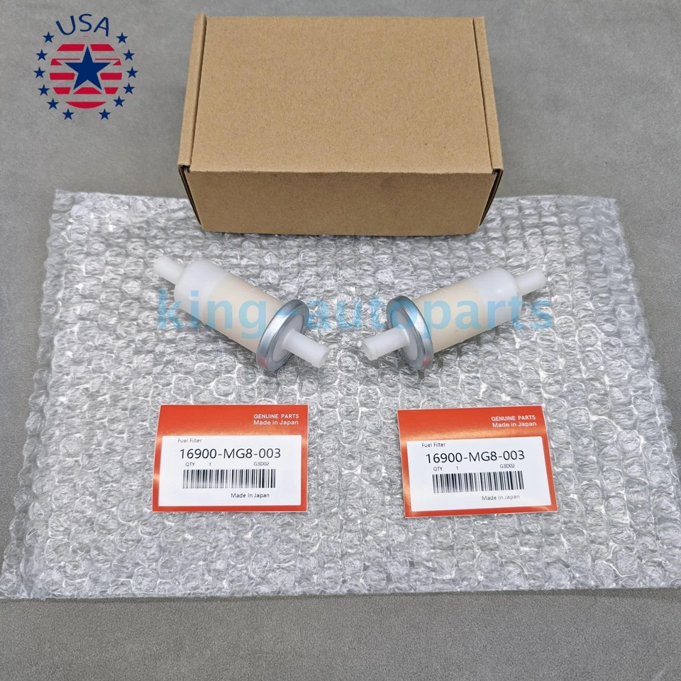 New 2x Fuel Filter For Honda Shadow ACE Aero Spirit 750 1100 Motorcycle Series — 第 2/4 张图片