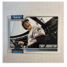 Topps 2026 Series 1 Troy Johnston Rookie #317 Miami Marlins Mirror Image