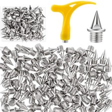 50pcs Track Spikes Stainless Steel Spikes for Short Running Shoes 1/4" Track ...