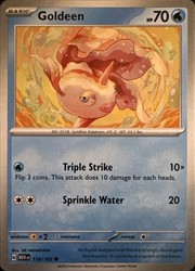 Goldeen 118/165 Common - Scarlet & Violet 151