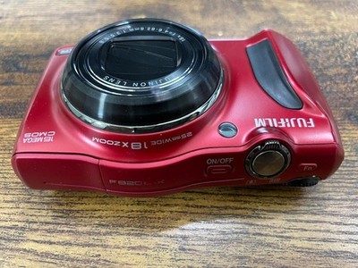 FUJIFILM FINEPIX F820 EXR 16MP Digital Camera Red [EXC++] From