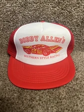 Vintage 80's Bobby Allen’s Southern Style Racing Snapback Hat