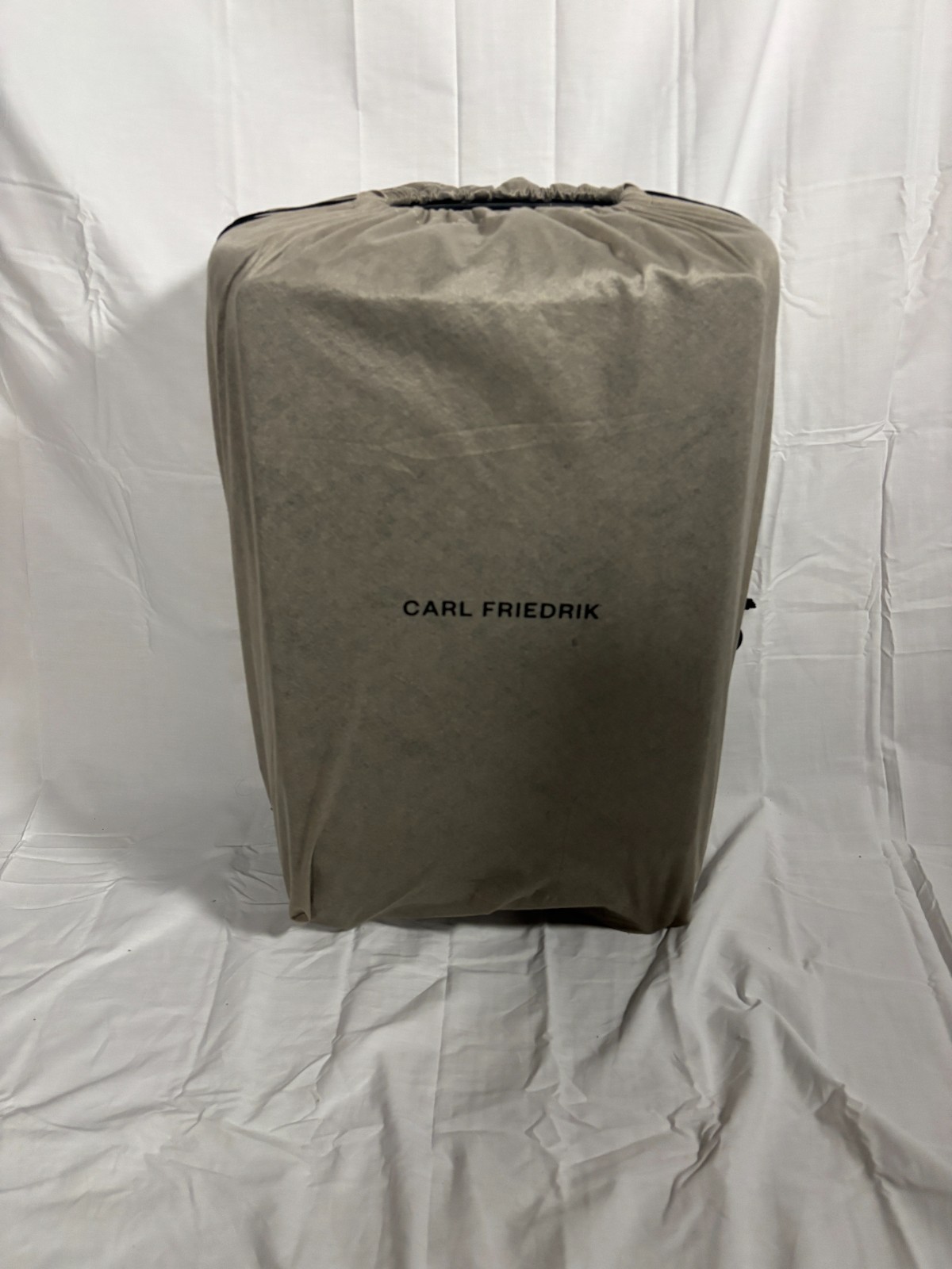Carl Friedrik Carry On X Black Luggage Hard Shell Suitcase TSA Lock Spinner
