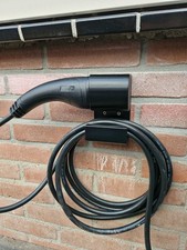 Type 2 EV Charger Wall Mount Bracket Holder Electric Car 90 degree Tesla Kia LH