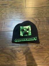 Minecraft Creeper Enderman Reversible Beanie Youth Size 2021