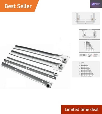 Vielseitige 350 mm Metall-Rollenschienen - ideal für Küchen- und Schlafzimmerschubladen
