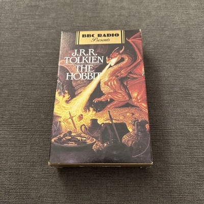 J.R.R TOLKIEN- THE HOBBIT- AUDIOBOOK- 4 CASSETTE- COMPLETE- BBC RADIO