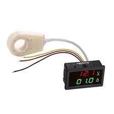 Volt Amp Meter, DC 5-100V 100A Dual Display Current Voltage Meter, Digital