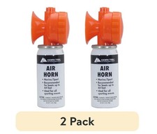 2 Pack Super Loud Air Horn Can Emergency Hand Held Compressed Boat Siren Boating