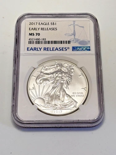 2017 American Silver Eagle – NGC MS70 “Early Releases”