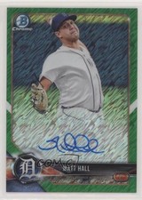 2018 Bowman Chrome Prospect Green Shimmer Refractor 29/99 Matt Hall Auto pc9