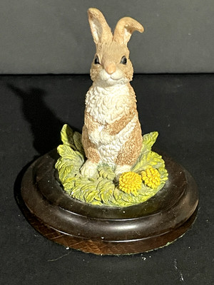 Vintage Country Künstler Figuren Eule Maus Fink Ente Schwan Otter Frosch 1990er