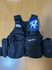 APIA Fishing Life Jacket Wader Support Vest, Wading Belt, Used, Salt-Free