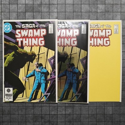 Swamp Thing #21 - (A, Foil, Blank) - KEY - 2026 Facsimile Variant Set  UNREAD NM