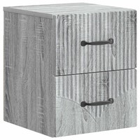 Nachttisch Wandmontiert Sonoma 34,5 X 33 X 40 Cm