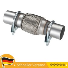 Flexrohr Auspuffrohr Flexstück Ø45 ohne Schweißen kompatibel mit Ford für Skoda