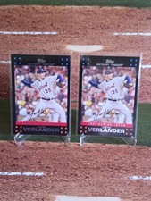 2007 Topps UH - AL All-Star Red Back Justin Verlander #UH237 ⚾ w/ Base Card 