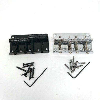 Electric guitar accessories: 4-string JB bass bridge, PB electric bass tailpiece