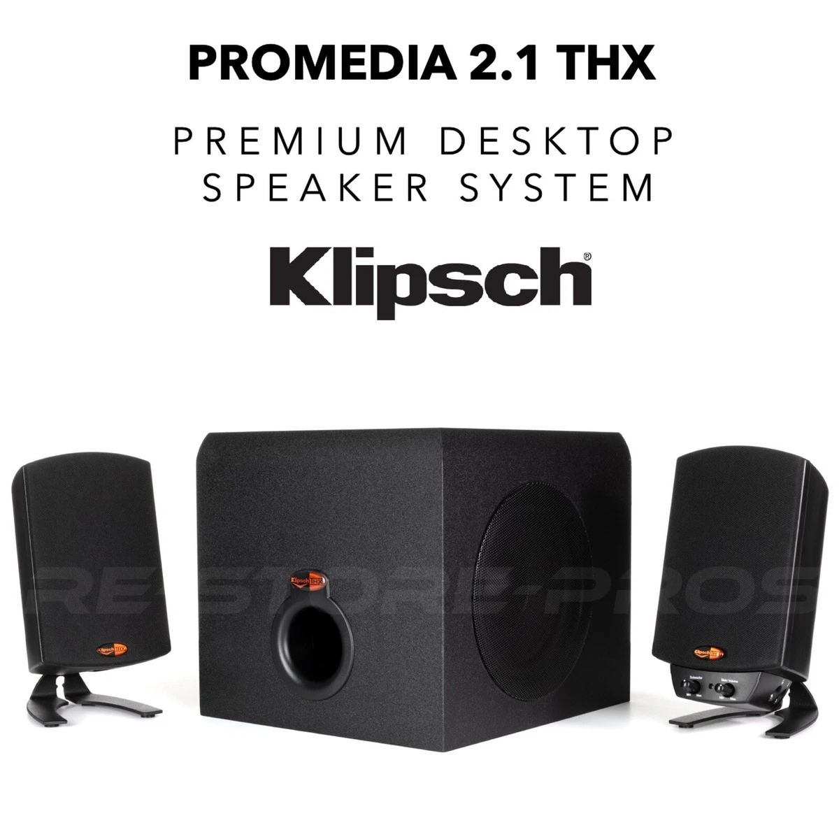 Klipsch promedia 2.1 thx sales certified computer speaker system