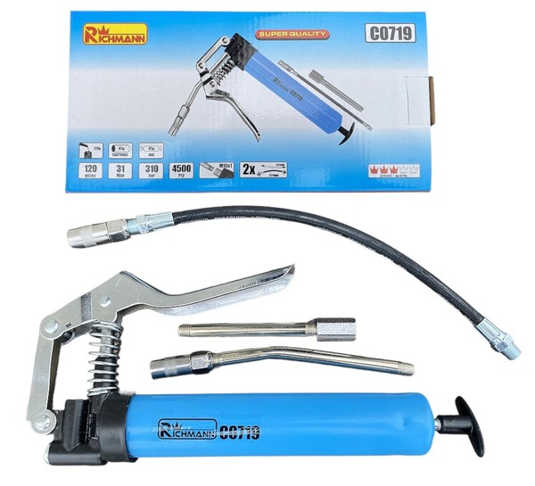 Handhebel Fettpresse Mini Einhandfettpresse Handfettpresse 120Ml Handhebelpresse-image