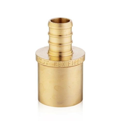 25 PCS Pex 3/4" X 3/4" MALE SWEAT ADAPTERS BARB CRIMP FITTING,LEAD FREE BRASS
