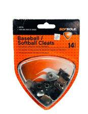 Sofsole Metal Baseball Softball Replacement Cleats 14 Counts LOT OF 2