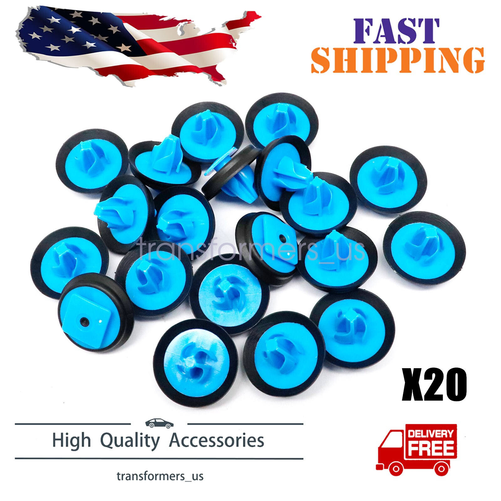 For 2015-2020 Jeep Renegade 4-Door Fender & Wheel Molding CLIP 5SR17JXWAA 20PCS