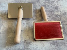 Heidifeathers&reg;  Hand Carders or Single Flick Carder - Wool Carders - Felting