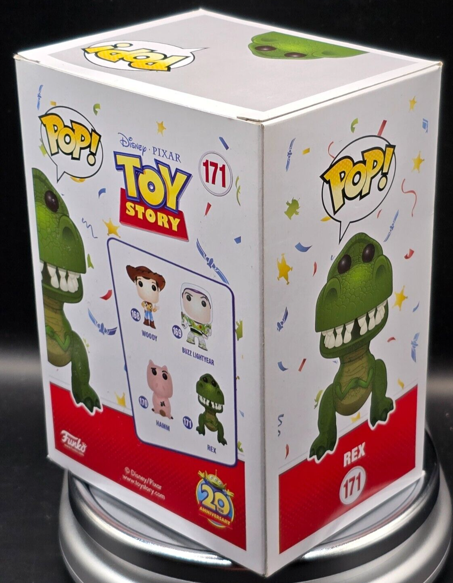 Funko Pop Pixar Toy Story Rex Vinyl Figure #171 Slight Box Damage