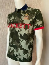 HACKETT KHAKI CAMO POLO SHIRT SIZE M RETAIL £115 BNWT
