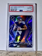 Will Levis 2023 Topps Resurgence Refractor NFL #100 Rookie Card PSA 10 Gem Mint
