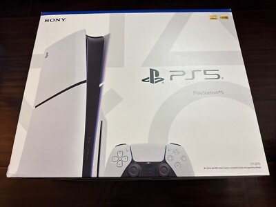 NEW SONY PLAYSTATION 5 PS5 1 TB 1TB SLIM DISC WHITE CONSOLE CFI-2015 4K HDR