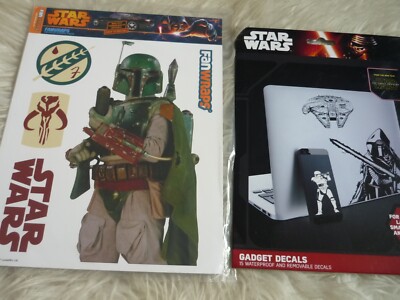 star wars faNwraps Fahrzeug Streifen Pack Baba Fett + Gadget Aufkleber Force Awakens