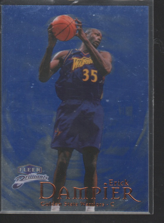 ERICK DAMPIER 1998-99 FLEER BRILLIANTS BLUE CARD #29B