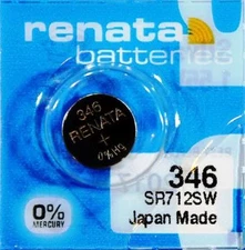 346 RENATA SR712SW WATCH BATTERIES New Authorized Seller