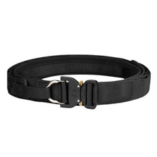 New Tactical Quick Release Battle 2 Layer Heavy Duty Metal Buckle Belt Black US