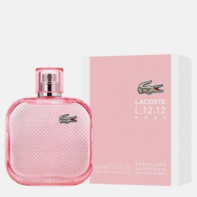 Lacoste L.12.12 Rose Sparkling Women 100ml Eau de Toilette EDT NEW NEU