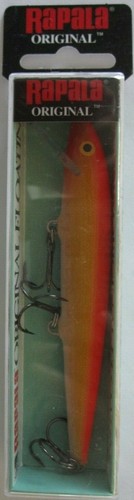 RAPALA Original Floating Minnow - Gold/Fluorescent Red - Three Sizes - 第 3/3 張圖片