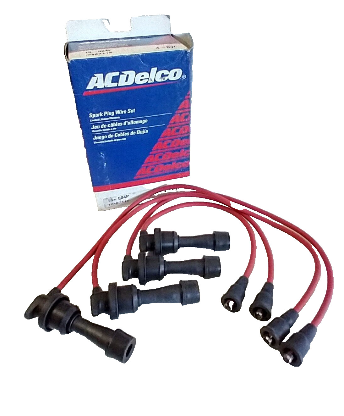 Spark Plug Wire Set 7mm OEM ACDELCO 16-804P Made in USA