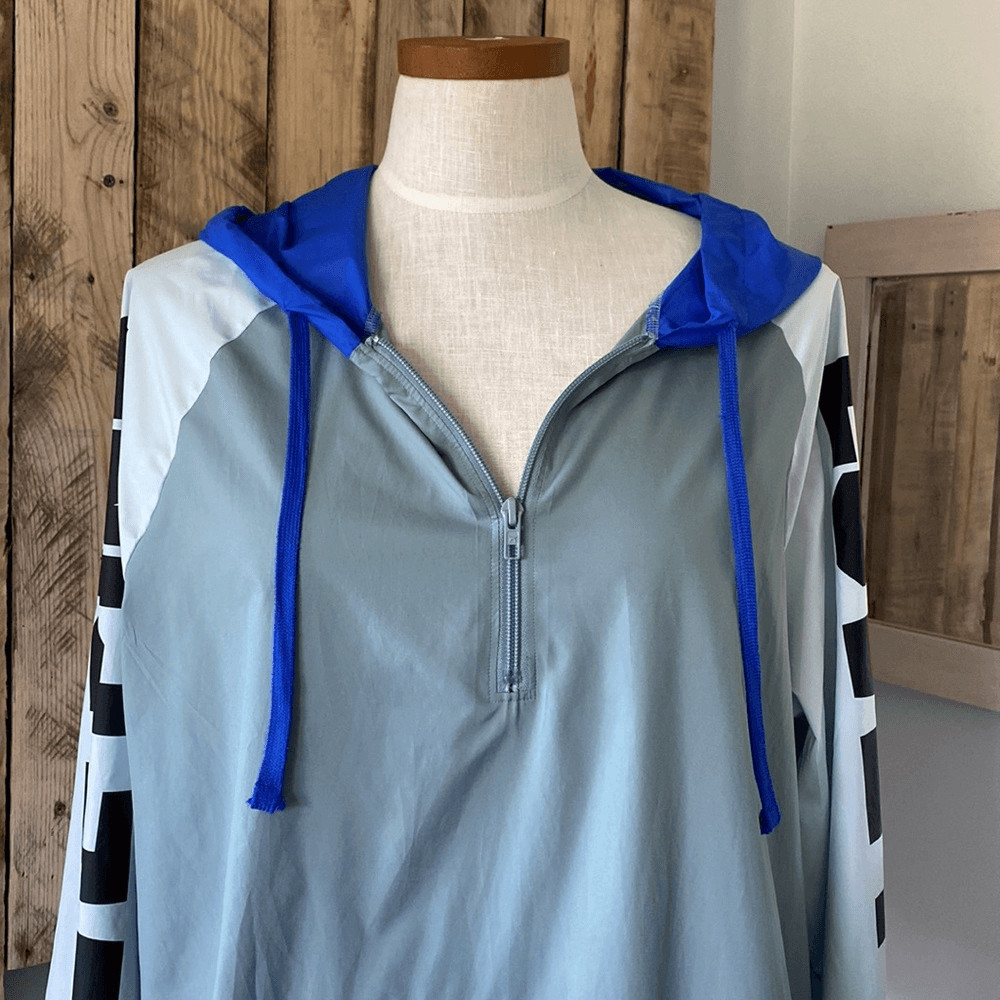 PINK Medium Pullover Lightweight Windbreaker Half… - image 2