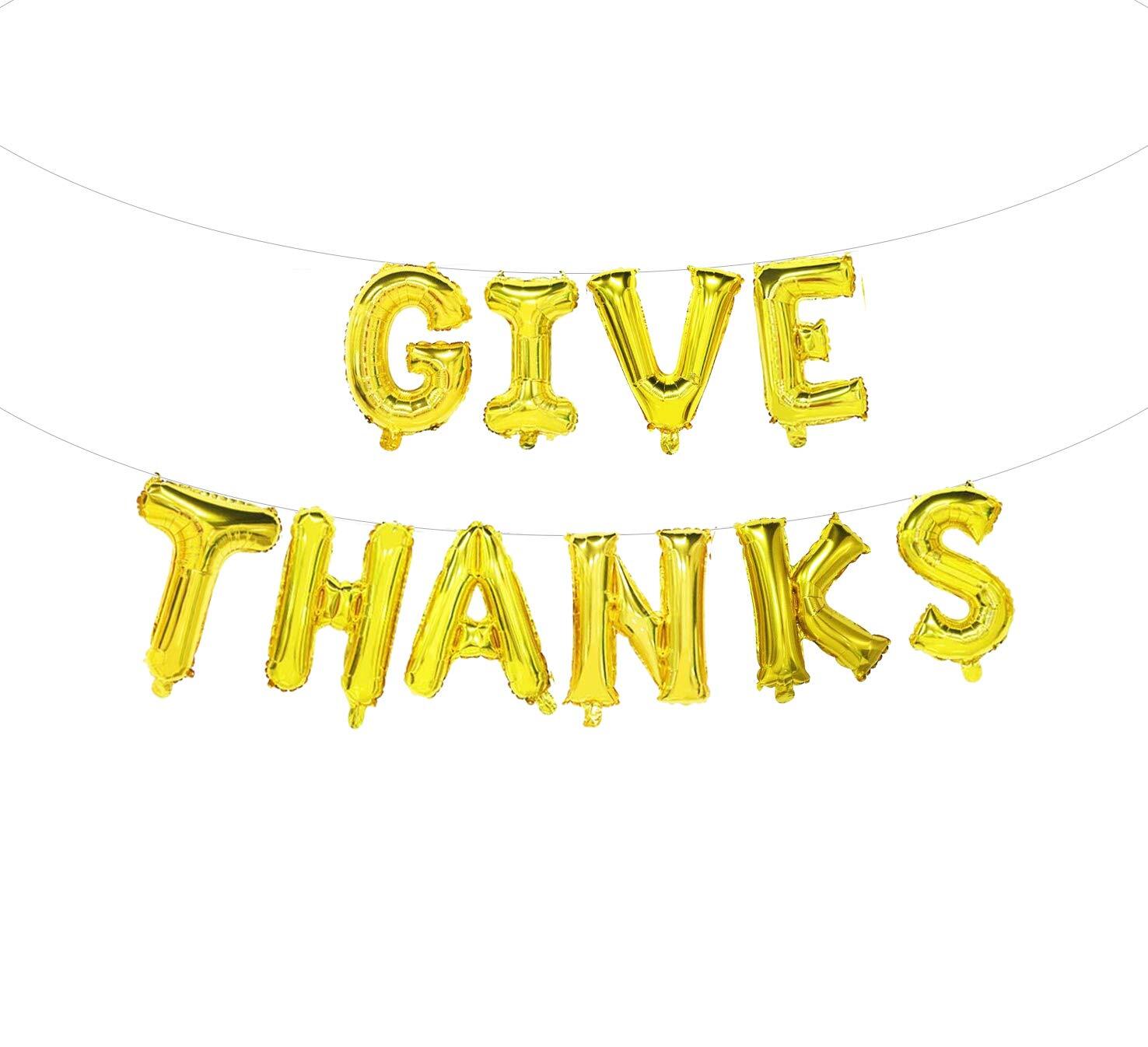Thanksgiving Decorations，Give Thanks Balloons，Thanksgiving Party Decorations，...