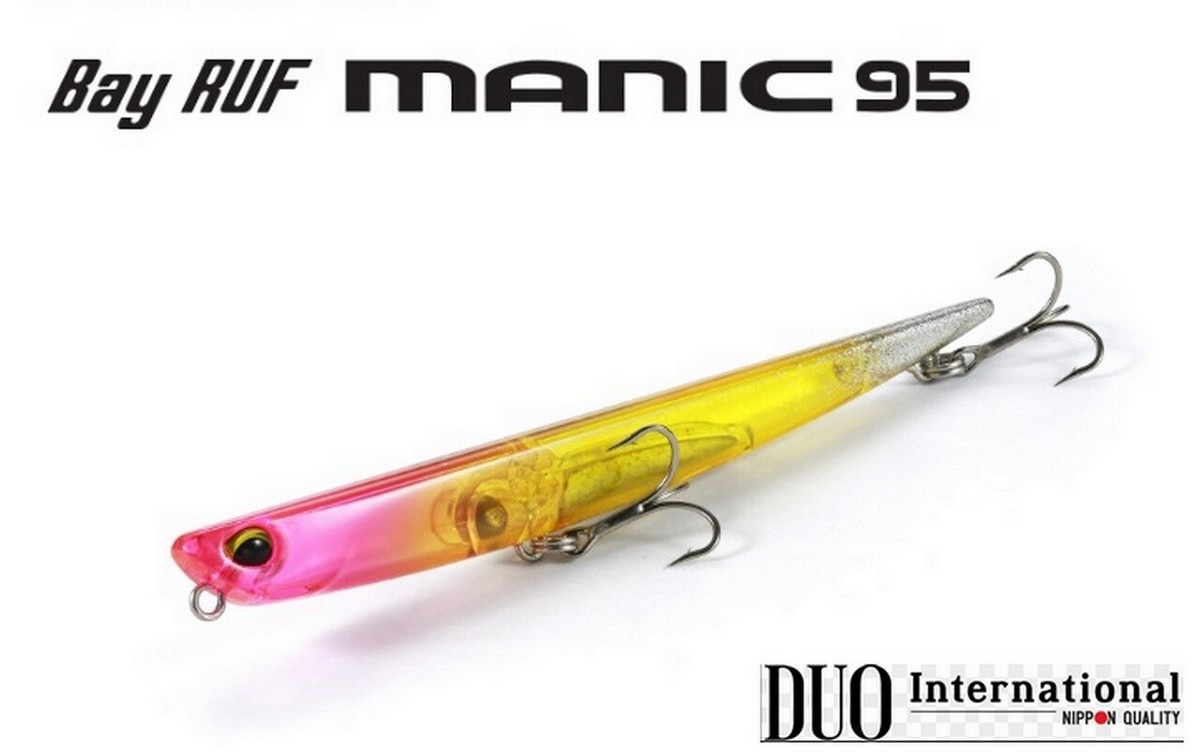 Leurre De Pêche DUO Bay RUF Manic 95 - 95mm, 8g - Pêche En Mer - Occasion