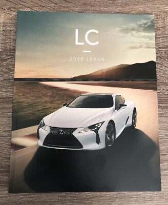 2020 LEXUS LC 44-page Original Sales Brochure