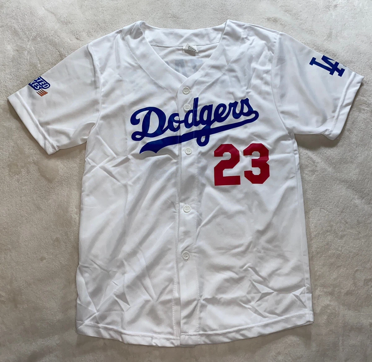 Los Angeles SGA Dodgers Adrian Gonzalez Jersey #23 Youth Size XL New with  Defect