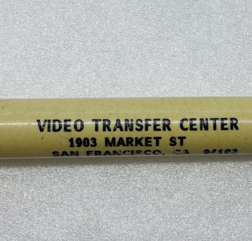 Pluma de publicidad vintage de centro de transferencia de video Rainbow Cap San Francisco EE. UU. 1 - Imagen 10 de 11